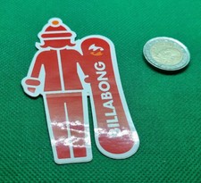 Autocollant/sticker Billabong  (femme surf rouge)