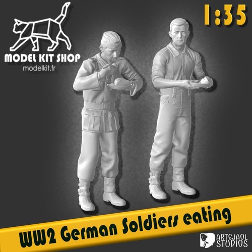 Ww2 soldats allemands - 1:35,