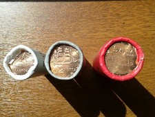 3 rouleaux non aveugles Grèce 1 2 5 cents 2008