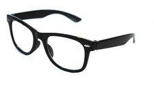 Trendy Faux Lunettes Hommes Femmes Nerd Rétro Geek Noir Marron Havane Écaille