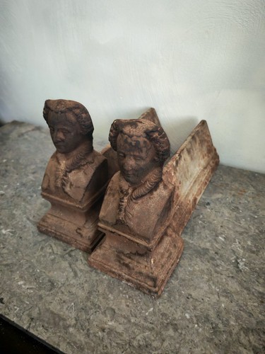 Paire chenets anciens - paire,