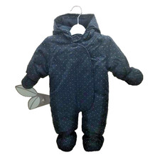 Kiabi combipilote bleu marine pois doré bébé mixte  3 mois