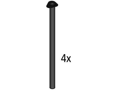 Pieds table noirs 4 - table, noirs,