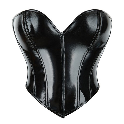 Corset cuir pvc - corset, en