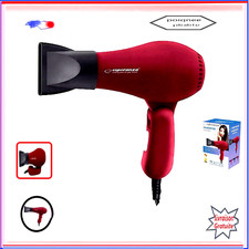 SECHE CHEVEUX HAIRDRYER MODELE AURORA 2 VITESSE PLIABLE ROUGE