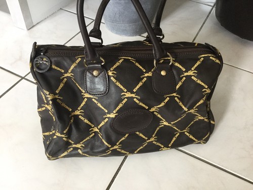 Sac bowling longchamp cuir - sac,