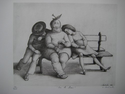 Verlinde claude lithographie - claude,