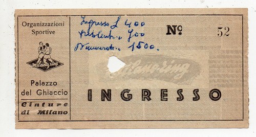 Billet boxe mastellaro - billet, de