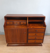 BUFFET, PETITE  CABINET DE STYLE NORDIQUE, PLAQUÉ EN  BOIS DE ROSE  ANNÉES 1960