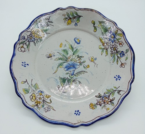 1310 assiette decor - assiette, floral