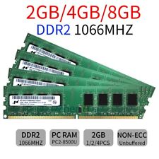 8Go 4Go 2Go PC2-8500 DDR2 1066MHz 240Pin DIMM Overclock Mémoire RAM Micron FR