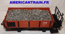 Wagon de marchandises marron