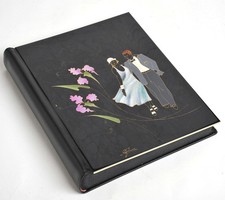 Album Mariage Feuilles Noir