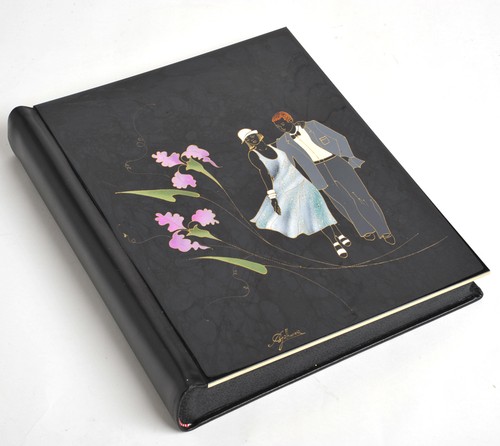 Album mariage feuilles noir - mariage,