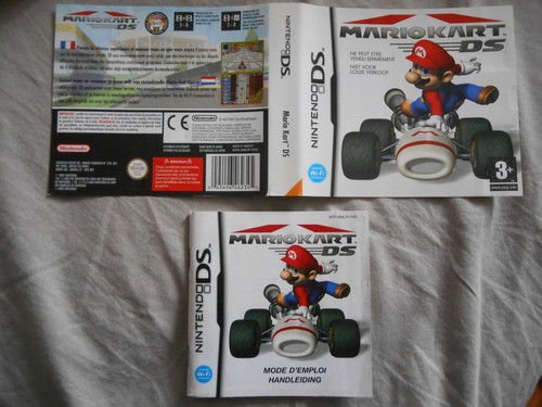 Jaquette notice pour jeu - pour,