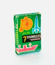 ancien Jeu de 7 Familles - les VOYAGES / transports - années 50 - vintage cartes