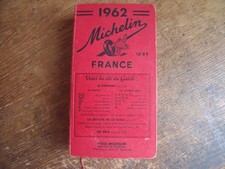 GUIDE MICHELIN 1962  ROUGE FRANCE