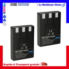 2x Batterie 1200mAh NB-3L Pour