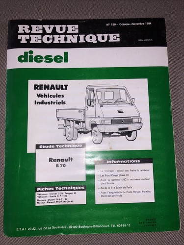 Revue technique renault b70 - revue,