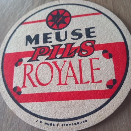 Ancien sous bock bière meuse - ancien,
