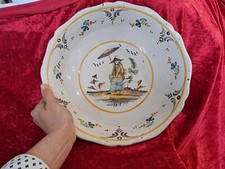 GRAND SALADIER EN FAIENCE DE