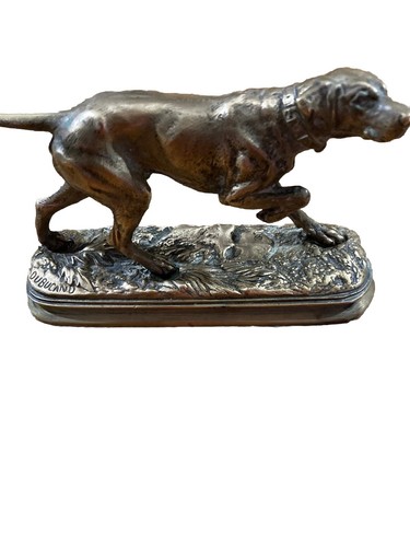 Bronze animalier chien - bronze,