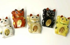 Maneki Neko Rat Kyokiyomizu Porcelaine Umibudo Japonais Baguette Repos 5