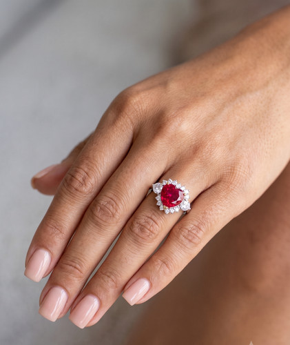 Bague cœur topaze - bague,