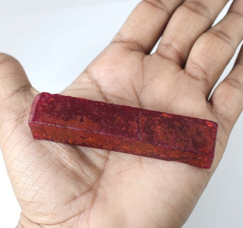 Tranche gemme brute rubis - brute,