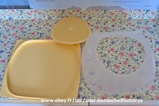 Tupperware Cave à fromages Grand Format 27x25cm  plateau reversible + ou - haut