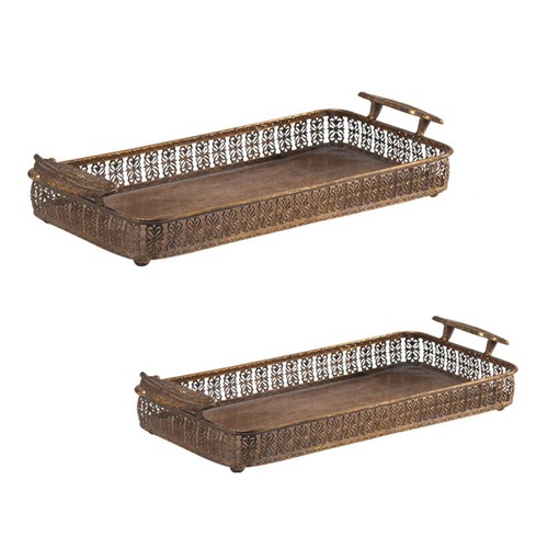 Plateau fer vintage compact - en,