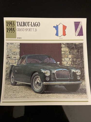 1953 1955 talbot lago - 1953-1955, grand