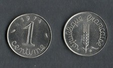 RARE MONNAIE 1 CENTIME EPI DE