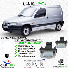 Feux Plaque d'immatriculation LED CITROËN BERLINGO I