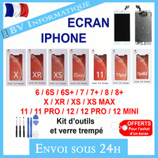 VITRE TACTILE + ECRAN LCD RETINA IPHONE 6/6S/7/8/7+/8+/X/XR/XS/11/12/13