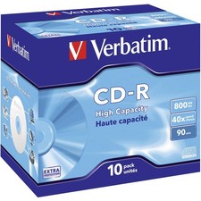 CD-R 90 vierge 800 Mo Verbatim