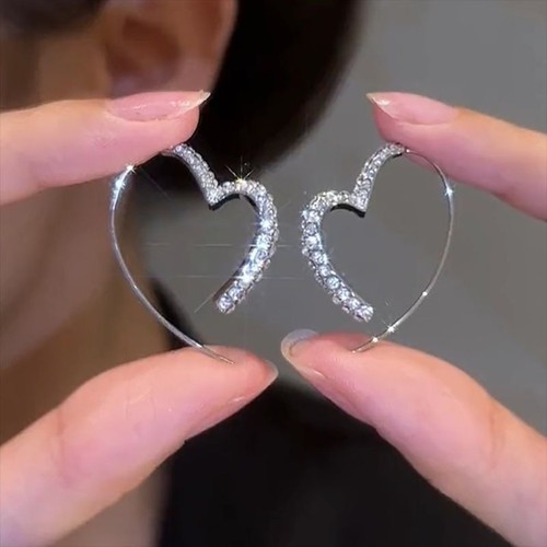 Boucles oreilles coeur - boucles, d'oreilles