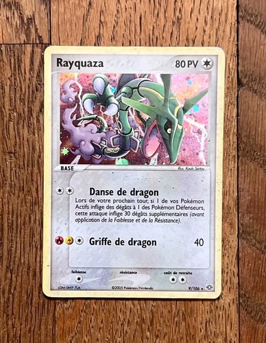 Carte pokémon rayquaza 106 - pokémon, 9/106