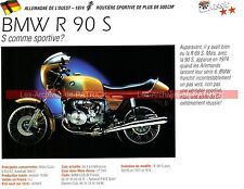 BMW R90/S ( R90 R90S Bol d'Or ) 1974 Fiche Moto 000156