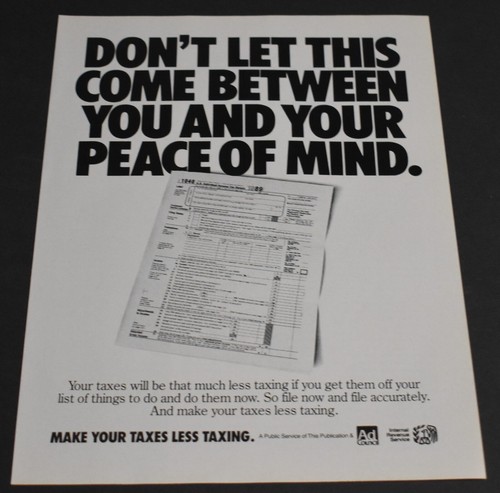 1990 print irs make your - print,