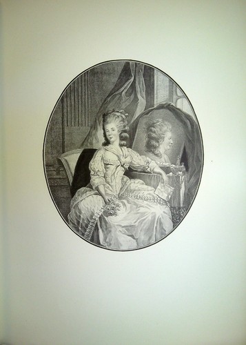 Gravure portrait de melle - gravure,