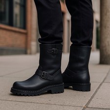 Solovair Black Greasy Steel