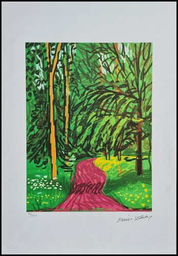 David hockney arrivée de - l'arrivée,