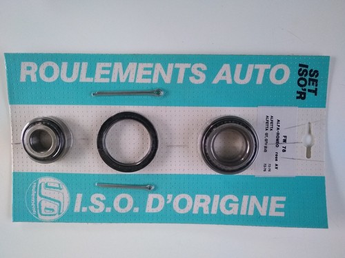 Kit roulement roue av - de,