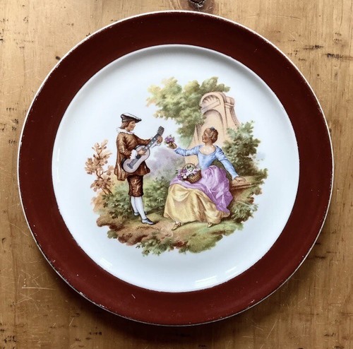 Ancienne assiette porcelaine - ancienne,