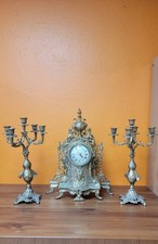 Garniture cheminée horloge - de,