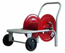 Enrouleur métallique sur chariot AMA pour 100 m de tuyau 1/2"