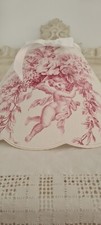 Abat-jour Festonné Toile De Jouy Angelot Rose