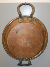 -ANCIEN PLAT CUIVRE & 2