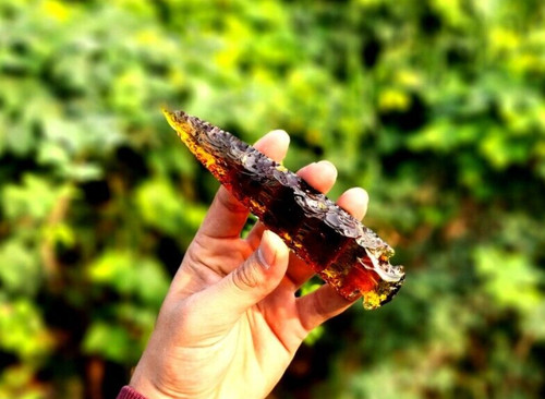 Pointe flèche citrine - de,
